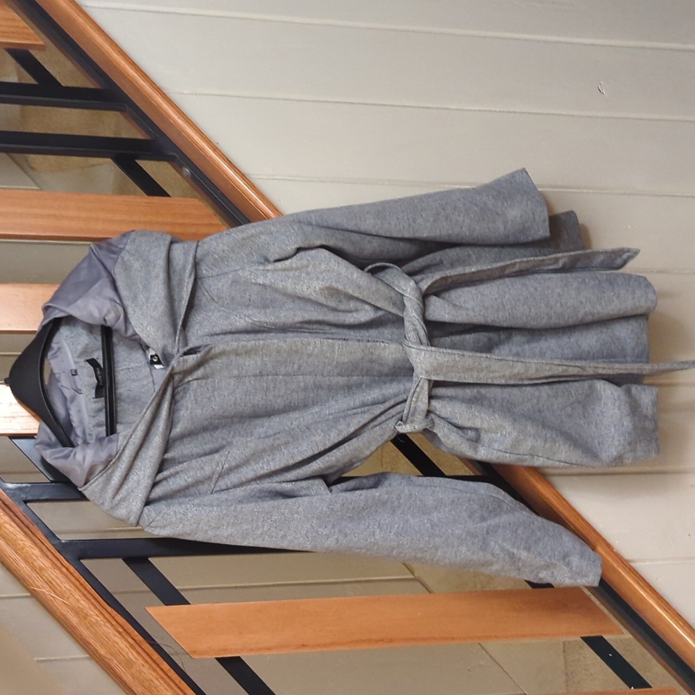 Grey lined coat